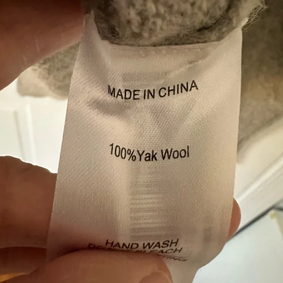 Women’s Quince Wool Gray Turtleneck Sweater - Picture 4 of 4